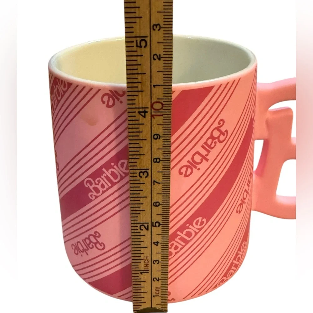 Barbie Pink Diagonal‎ Stripe Mug